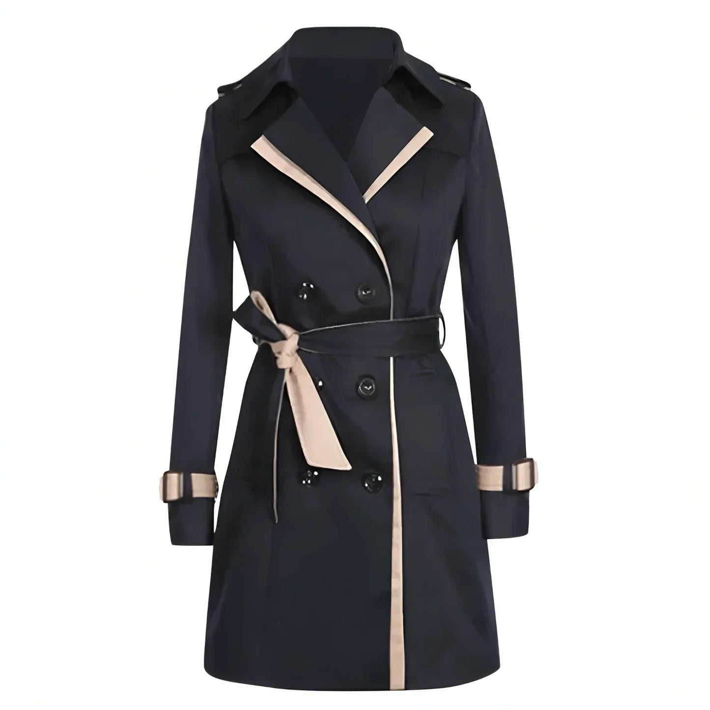 Ulrikke | Elegant Lang Trenchcoat til Kvinder