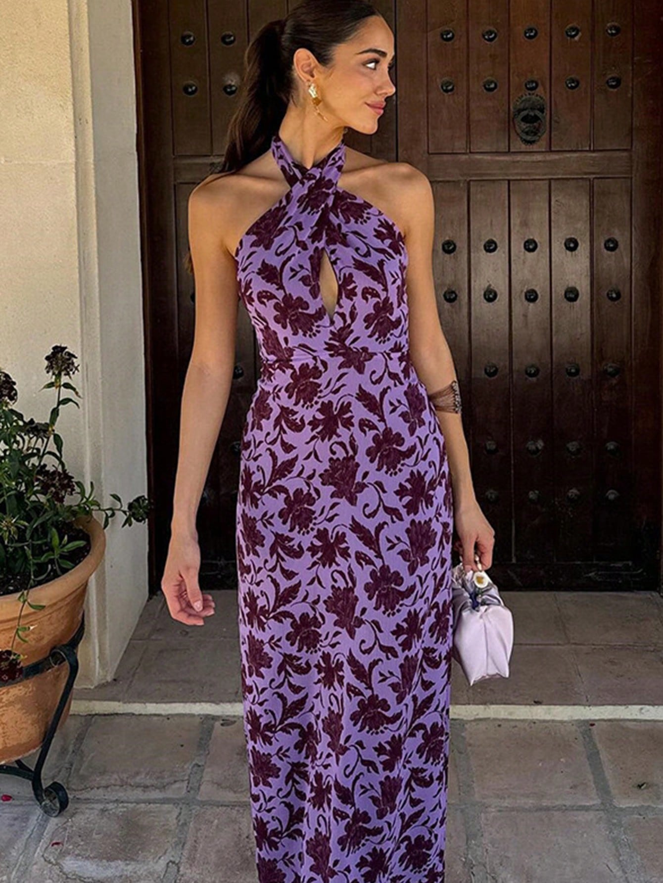 Laila | Ferie Stil Elegant Blomstret Kjole